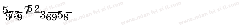 Bembo MT Schlbk字体转换